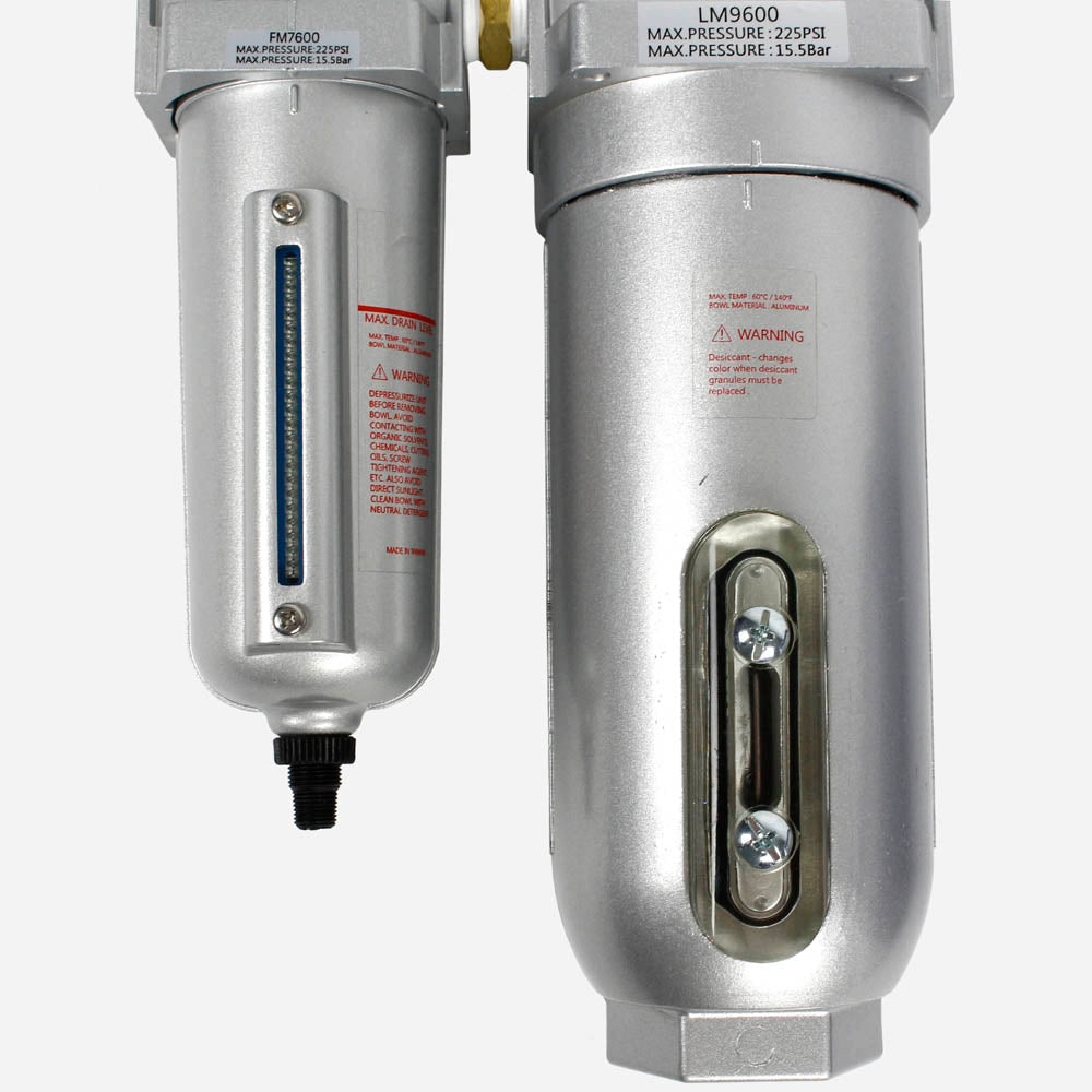  3/4" Inline Compressed Air Moisture Filter Desiccant Dryer Coalescing Combo(3 4 Inline Compressed Air Moisture Filter Desiccant Dryer Coalescing Combo)