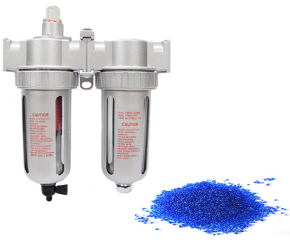  3/8" Compressed Air In Line Filter And Desiccant Dryer Combo For Use With Plasma Cutters FLM863(3 8 Compressed Air In Line Filter And Desiccant Dryer Combo For Use With Plasma Cutters)