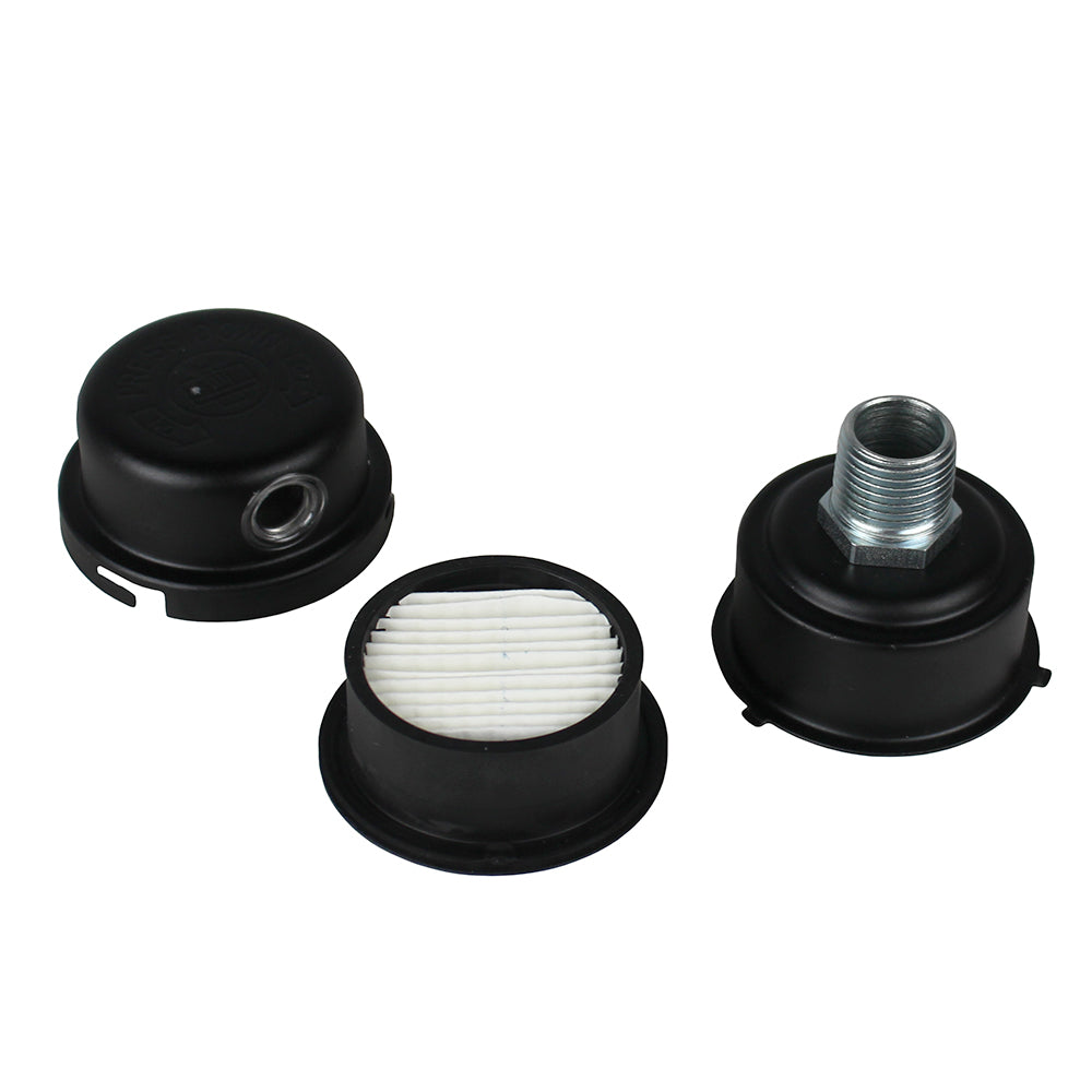  Solberg 1/2" NPT Air Compressor Intake Filter Silencer Metal Housing Canister With Filter FS-04-050(1 2 Npt Air Compressor Intake Filter Silencer Metal Housing Canister Usa Made)