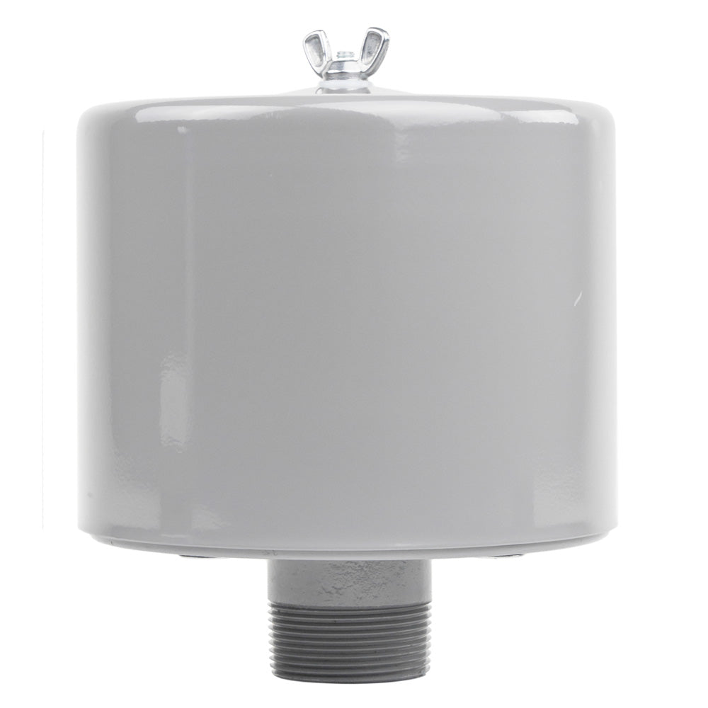  1-1/2" MNPT Metal Intake Filter / Silencer Housing With Element Made In USA(1 1 2 Mnpt Metal Intake Filter Silencer Housing With Element Made In Usa)