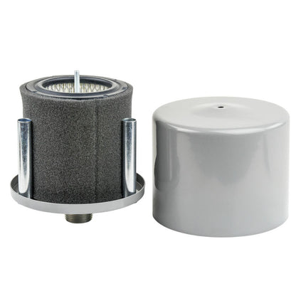  1" MNPT Metal Intake Filter / Silencer Housing With Element Made In USA(1 Mnpt Metal Intake Filter Silencer Housing With Element Made In Usa)