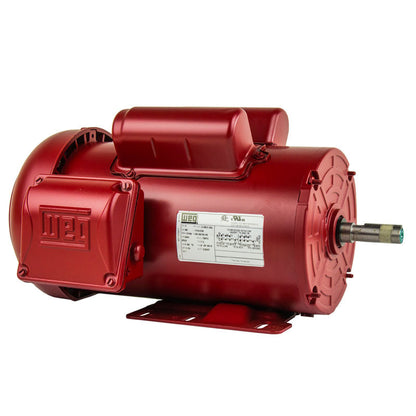  2 HP Single Phase Farm Duty Electric Motor 1745 RPM 56H Frame 115/230V TEFC WEG(2 Hp Electric Motor 56h Frame 1745 Rpm Single Phase Farm Duty Air Compressor Weg)