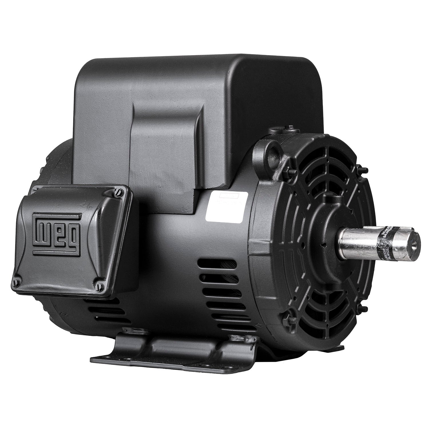  3 HP Single Phase Electric Motor 1765 RPM 182/4T Frame 208-230V ODP WEG(3 Hp Air Compressor Duty Electric Motor 184t Frame 1750 Rpm Single Phase Weg New)