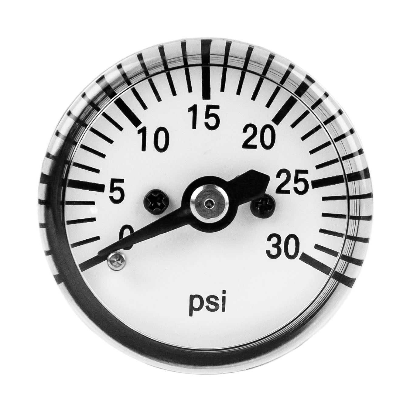  1/8" MNPT Mini Micro Air Pressure Gauge 0-30 PSI 1" Face CBM Center Back Mount 102D-108C(1 8 Mnpt Mini Micro Air Pressure Gauge 0 30 Psi 1 Face Cbm Center Back Mount)