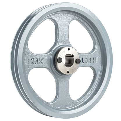  Masterdrive Cast Iron 10.25" 2 Groove Pulley For Dual Belt A Section 4L With 1-3/16" Sheave Bushing(Cast Iron 10 25 2 Groove Dual Belt A Section 4l Pulley 1 3 16 Sheave Bushing)