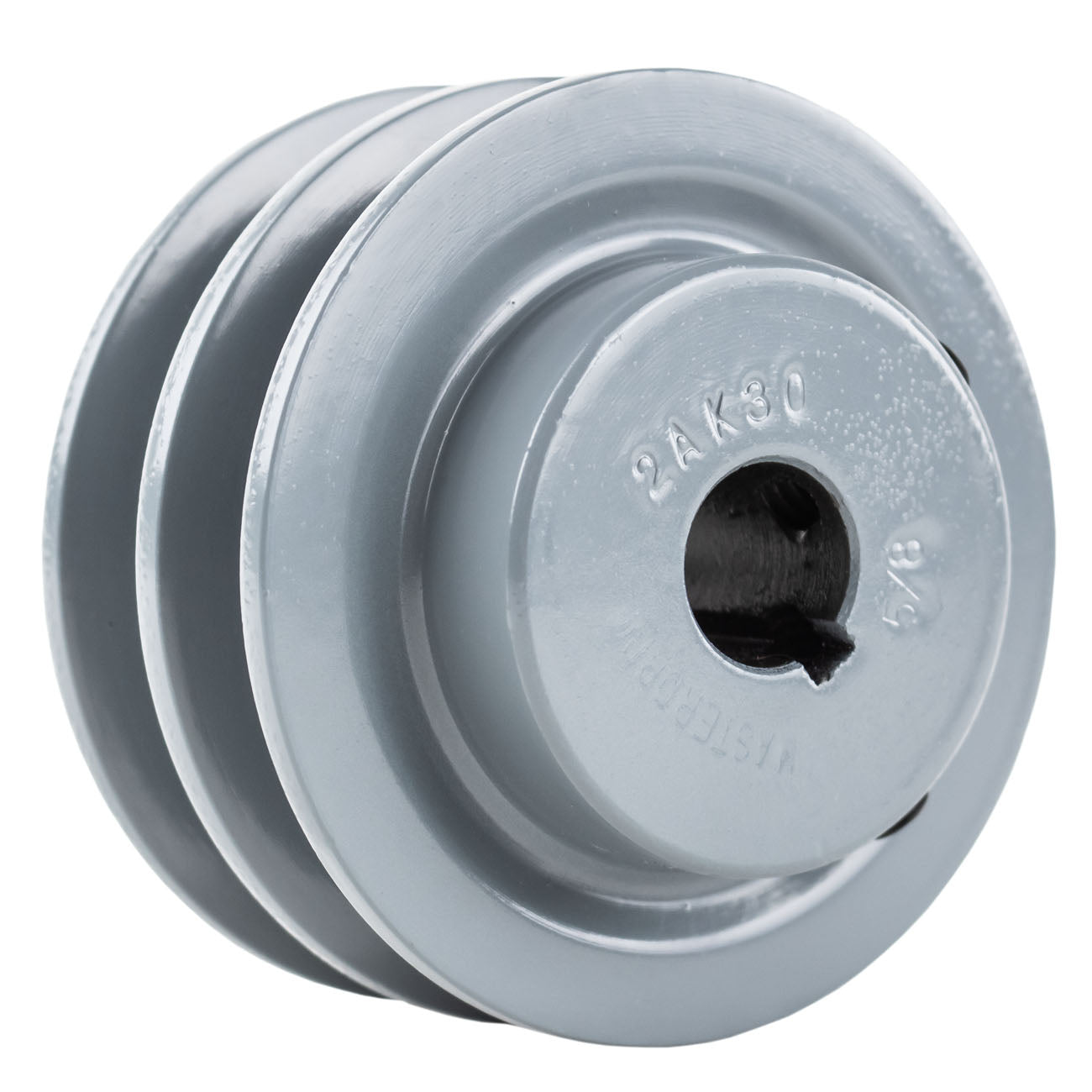  Masterdrive Cast Iron 3 " Dual Groove Pulley A Section V Belt 4L For A 5/8 " Keyed Shaft 2AK30-5/8(3 Cast Iron 5 8 Shaft Pulley Sheave Single 2 Groove V Style A Belt 4l)