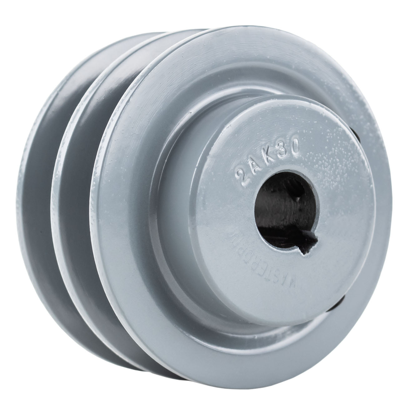  3 " Cast Iron 7 / 8" Shaft Pulley Sheave Single 2 Groove V Style A Belt 4L(3 Cast Iron 7 8 Shaft Pulley Sheave Single 2 Groove V Style A Belt 4l New)