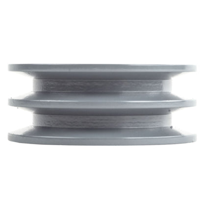  Cast Iron 3.5" 2 Groove Dual Belt A Section 4L Pulley With 1-3/8" Sheave Bushing(Cast Iron 3 5 2 Groove Dual Belt A Section 4l Pulley With 1 3 8 Sheave Bushing)