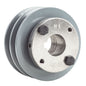  Cast Iron 3.5" Dual Groove Belt A Section 4L Pulley With 1 " Sheave Bushing(Cast Iron 3 5 Dual Groove Belt A Section 4l Pulley With 1 Sheave Bushing)