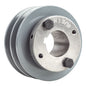  Cast Iron 3.5" Dual Groove Belt A Section 4L Pulley W/ 1-3/16" Sheave Bushing(Cast Iron 3 5 Dual Groove Belt A Section 4l Pulley W 1 3 16 Sheave Bushing)