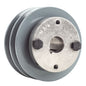  Cast Iron 3.5" Dual Groove Belt A Section 4L Pulley W/ 3/4 " Sheave Bushing(Cast Iron 3 5 Dual Groove Belt A Section 4l Pulley W 3 4 Sheave Bushing)
