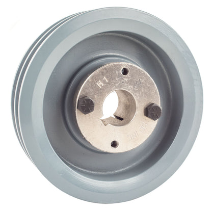  Masterdrive Cast Iron 5.5" Dual Groove Pulley For Belt A Section 4L With 1" Sheave Bushing 2AK56H(Cast Iron 5 5 2 Groove Dual Belt A Section 4l Pulley With 1 Sheave Bushing)