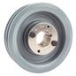  Cast Iron 5.5" Dual Groove Belt A Section 4L Pulley W/ 1-1/4" Sheave Bushing(Cast Iron 5 5 2 Groove Dual Belt A Section 4l Pulley With 1 1 4 Sheave Bushing)
