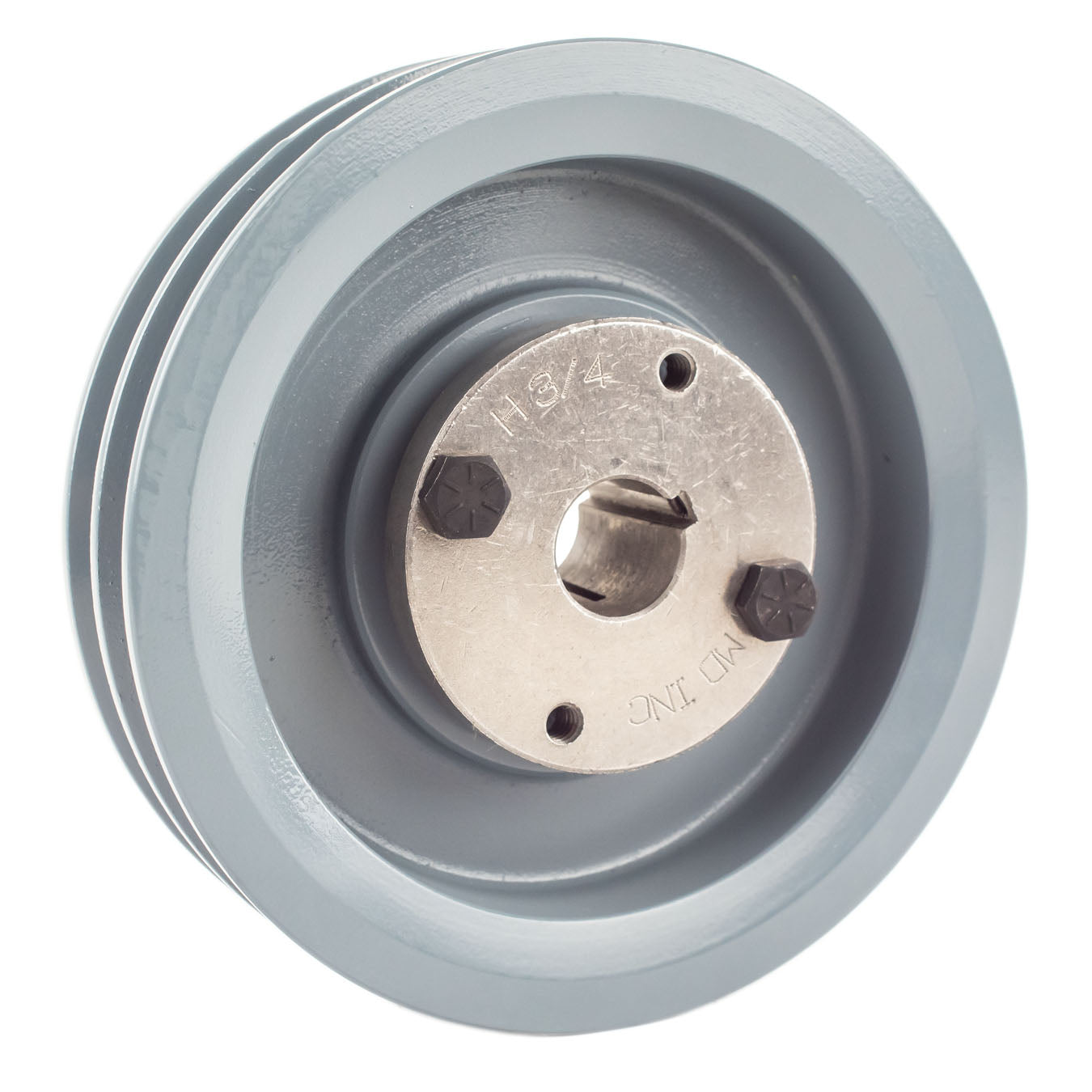  Masterdrive Cast Iron 5.5" Dual Groove Pulley Belt A Section 4L With 3/4" Sheave Bushing 2AK56H(Cast Iron 5 5 2 Groove Dual Belt A Section 4l Pulley With 3 4 Sheave Bushing)