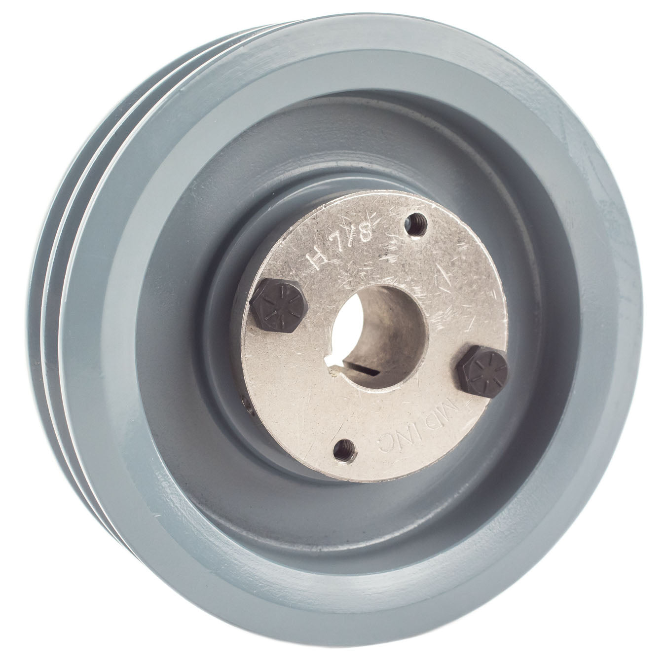  Masterdrive Cast Iron 5.5" Dual Groove Pulley Belt A Section 4L With 7/8" Sheave Bushing 2AK56H(Cast Iron 5 5 2 Groove Dual Belt A Section 4l Pulley With 7 8 Sheave Bushing)