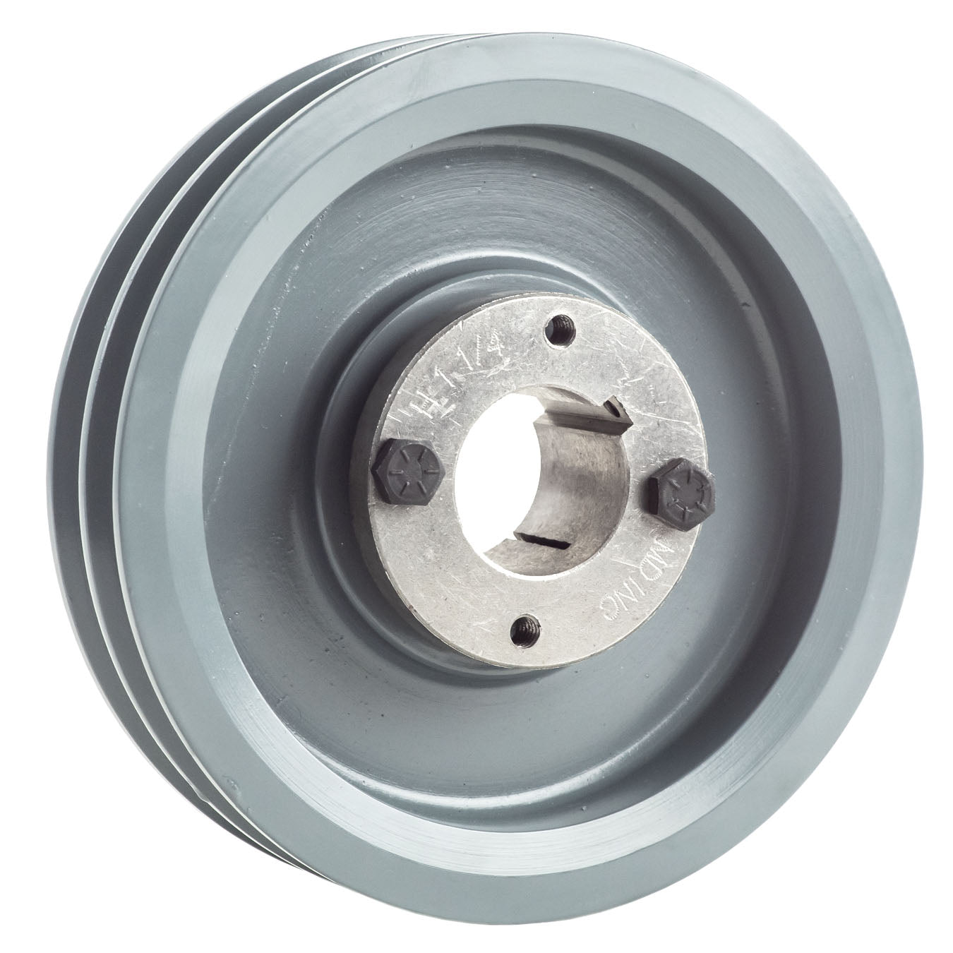  2AK61H Cast Iron 6" Dual Groove Pulley For Belt A Section 4L With 1-1/4" Sheave Bushing(Cast Iron 6 Dual Groove Belt A Section 4l Pulley W 1 1 4 Sheave Bushing)