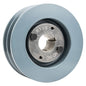 2BK50H Cast Iron 4.75" Dual Groove Pulley 2 Belt B Section 5L With 1-1/8" Sheave Bushing(Cast Iron 4 75 Dual Groove Belt B Section 5l Pulley W 1 1 8 Sheave Bushing)