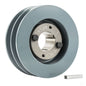  2BK50H Cast Iron 4.75" Dual Groove Pulley 2 Belt B Section 5L With 1-3/8" Sheave Bushing(Cast Iron 4 75 Dual Groove Belt B Section 5l Pulley W 1 3 8 Sheave Bushing)