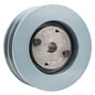  2BK50H Cast Iron 4.75" Dual Groove Pulley 2 Belt B Section 5L With 5/8" Sheave Bushing(Cast Iron 4 75 Dual Groove Belt B Section 5l Pulley W 5 8 Sheave Bushing)