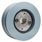  2BK52H Cast Iron 5" Dual Groove Pulley 2 Belt B Section 5L With 7/8" Sheave Bushing(B Section Dual Groove 2 Pc 5 Pulley W 7 8 Sheave Shiv Cast Iron 5l V Belt)