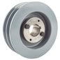  Masterdrive Cast Iron 5.5" Dual Groove Pulley Belt B Section 5L With 1-1/4" Sheave Bushing 2BK57H(Cast Iron 5 5 2 Groove Dual Belt B Section 5l Pulley With 1 1 4 Sheave Bushing)