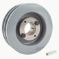 Masterdrive Cast Iron 5.5" Dual Groove Pulley Belt B Section 5L And 1-3/8" Sheave Bushing 2BK57H(Cast Iron 5 5 2 Groove Dual Belt B Section 5l Pulley With 1 3 8 Sheave Bushing)