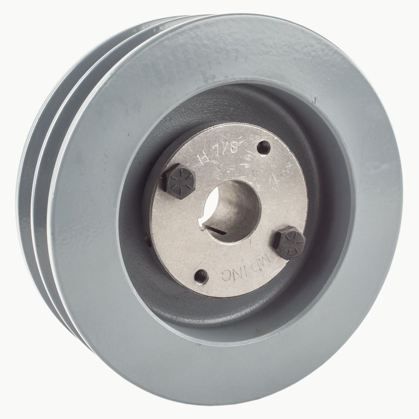  Masterdrive Cast Iron 5.5" Dual Groove Pulley Belt B Section 5L With 7/8" Sheave Bushing 2BK57H(Cast Iron 5 5 2 Groove Dual Belt B Section 5l Pulley With 7 8 Sheave Bushing)