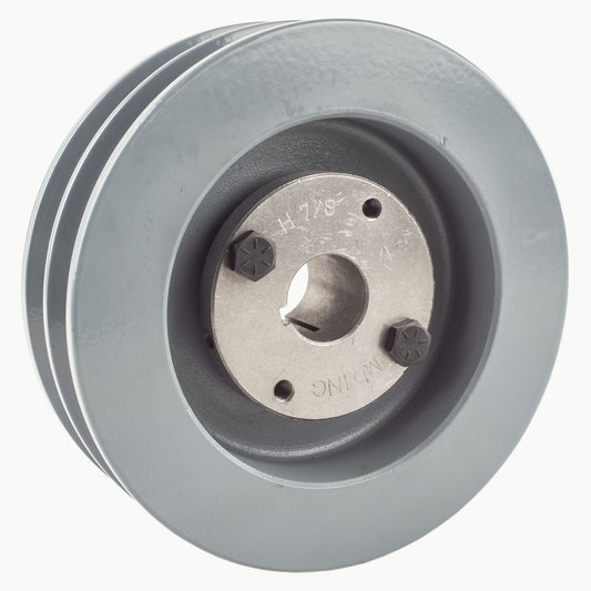  Masterdrive Cast Iron 5.5" Dual Groove Pulley Belt B Section 5L With 7/8" Sheave Bushing 2BK57H(Cast Iron 5 5 2 Groove Dual Belt B Section 5l Pulley With 7 8 Sheave Bushing)