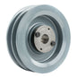 Cast Iron 5.75" Dual Groove Belt B Section 5L Pulley W/ 7/8" Sheave Bushing(Cast Iron 5 75 2 Groove Dual Belt B Section 5l Pulley With 7 8 Sheave Bushing)