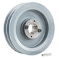 Mastedrive 2BK70H Cast Iron 6.75" Dual Groove Pulley Belt B Section 5L With 1-3/8" Sheave Bushing(6 75 Cast Iron Dual Groove Pulley B Belt 5l Style With 1 3 8 Bore H Bushing)