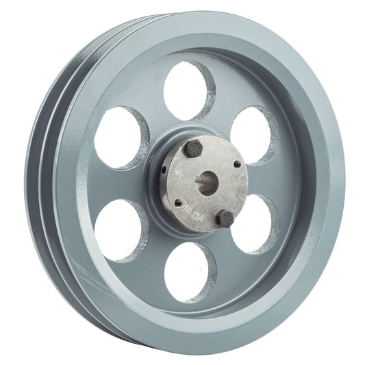  Masterdrive Cast Iron 8.75" Dual Groove Pulley Belt B Section 5L With 5/8" Sheave Bushing 2BK90H(Cast Iron 8 75 Dual Groove Belt B Section 5l Pulley W 5 8 Sheave Bushing)