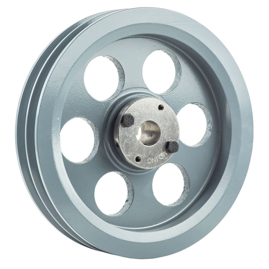  Masterdrive Cast Iron 8.75" Dual Groove Pulley Belt B Section 5L With 7/8" Sheave Bushing 2BK90H(Cast Iron 8 75 Dual Groove Belt B Section 5l Pulley W 7 8 Sheave Bushing)