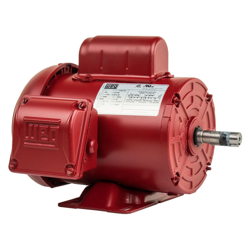  1/3 HP Single Phase Farm Duty Electric Motor 1735 RPM W56 Frame 115/230V TEFC WEG(1 3 Hp Farm Duty Electric Motor W56 Frame 1735 Rpm Single Phase Tefc Weg New)