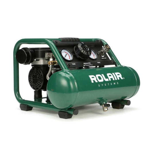 Rolair AB5Plus Portable Hand Carry Air Compressor 1/2 HP 1 Gallon 1 CFM Oilless(Rolair Ab5plus Portable Hand Carry Air Compressor 1 2 Hp 1 Gallon 1 Cfm Oilless)