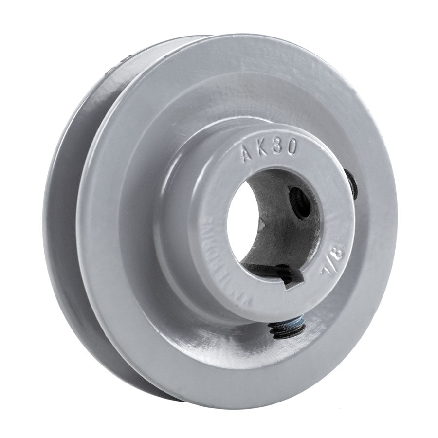  Masterdrive Cast Iron 3" Single Groove Pulley V Style Section A Belt 4L For 7/8" Shaft AK30-7/8(Cast Iron 3 Single Groove V Style Section A Belt 4l For 7 8 Shaft Pulley)