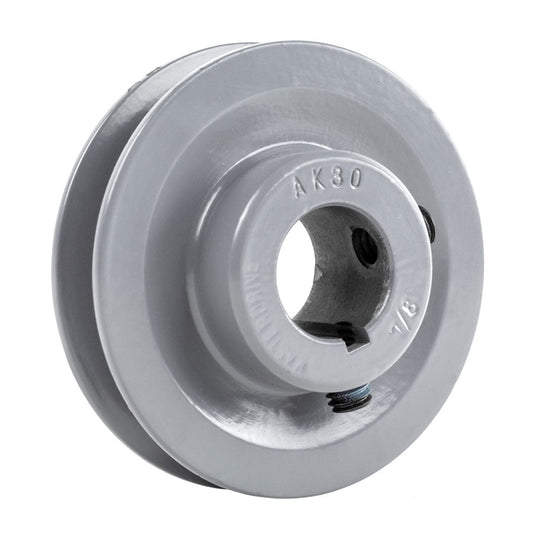  Masterdrive Cast Iron 3" Single Groove Pulley V Style Section A Belt 4L For 7/8" Shaft AK30-7/8(Cast Iron 3 Single Groove V Style Section A Belt 4l For 7 8 Shaft Pulley)