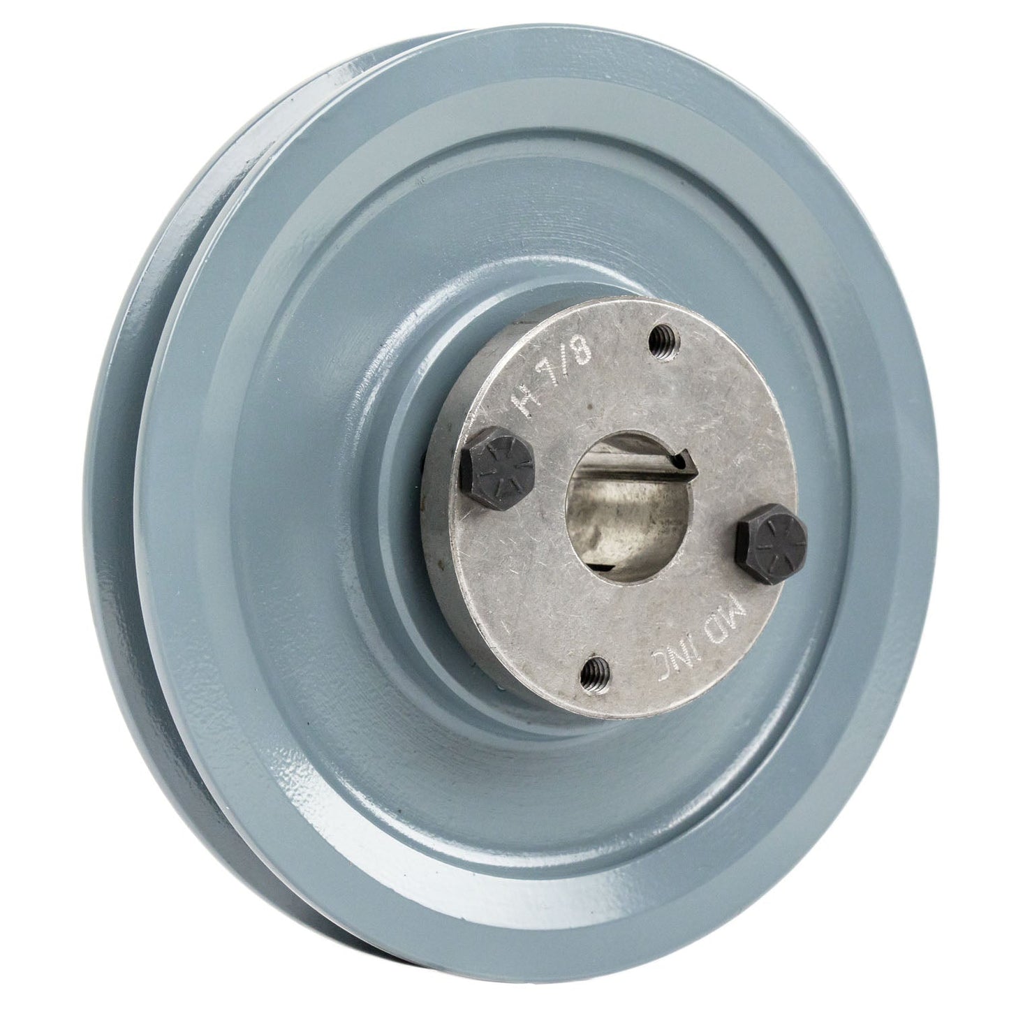 BK52H Cast Iron 5" Single Groove Pulley For Belt B Section 5L With 7/8" Sheave Bushing(Bk52h Cast Iron 5 Single Groove Belt B Section 5l Pulley 7 8 Sheave Bushing)
