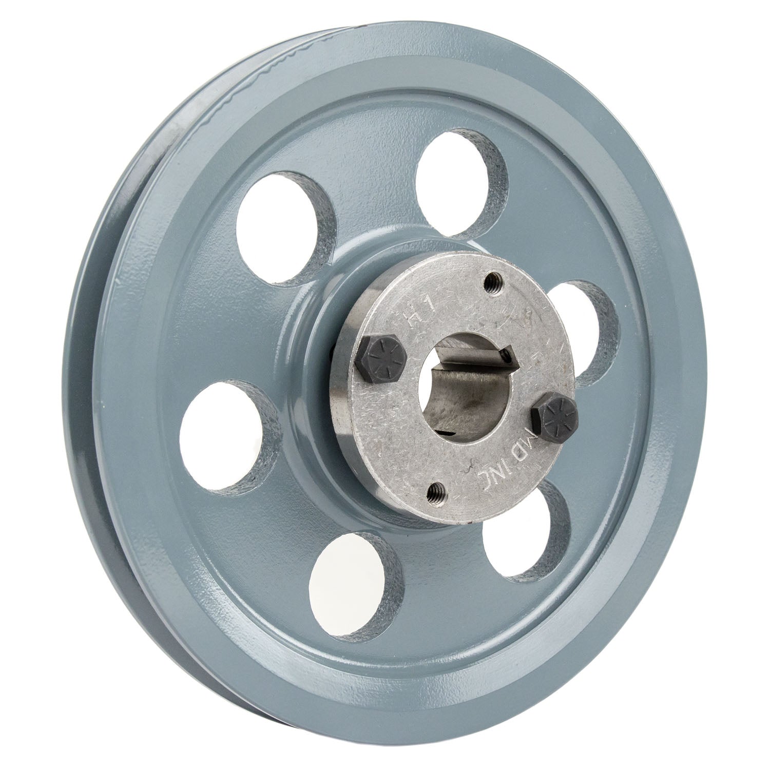  Masterdrive Cast Iron 6" Single Groove Pulley Belt A Section 4L With 1" Sheave Bushing AK61H(Cast Iron 6 Single Groove Belt A Section 4l Pulley With 1 Sheave Bushing)