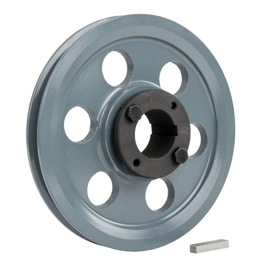  Masterdrive Cast Iron 6" Single Groove Pulley Belt A Section 4L With 1-3/8" Sheave Bushing AK61H(Cast Iron 6 Single Groove Belt A Section 4l Pulley With 1 3 8 Sheave Bushing)
