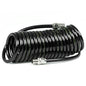  Premium 1/4" X 15' Air Compressor Coil Hose Polyurethane Coiled Swivel End Black(Premium 1 4 X 15 Air Compressor Coil Hose Polyurethane Coiled Swivel End Black)
