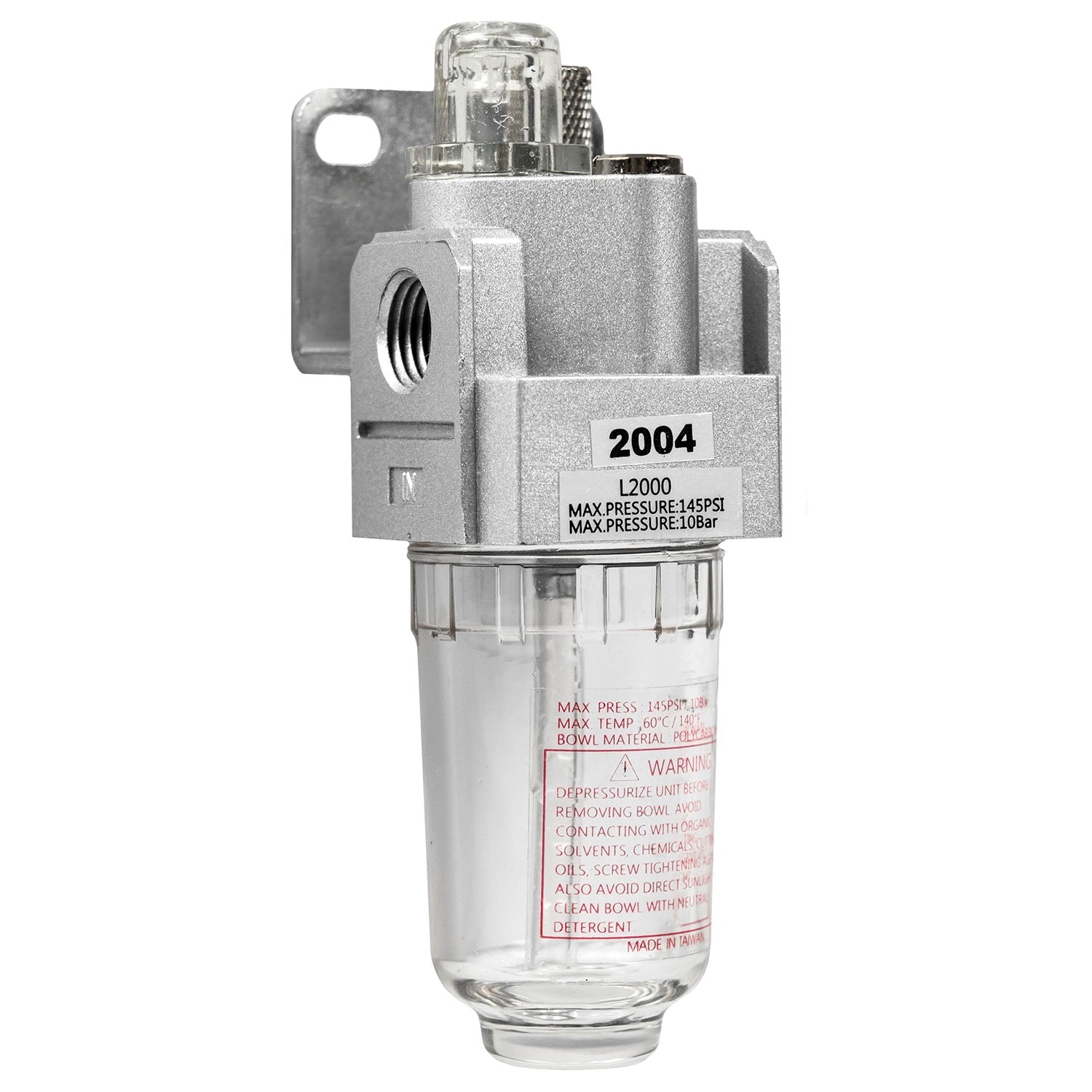  1/4" Mini Inline Lubricator For Air Compressor Tools Oiler Oil Lubrication L2000(1 4 Mini Lubricator L202n Air Tool Lubrication)