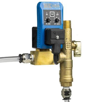  1/4" NPT Condensate Timer Drain Midwest Control MCDV-25-120ADK 115V 230 PSI(1 4 Fpt Condensate Timer Drain Mcdv 25 120adk 115v W Self Cleaning Valve Kit 230 Psi)