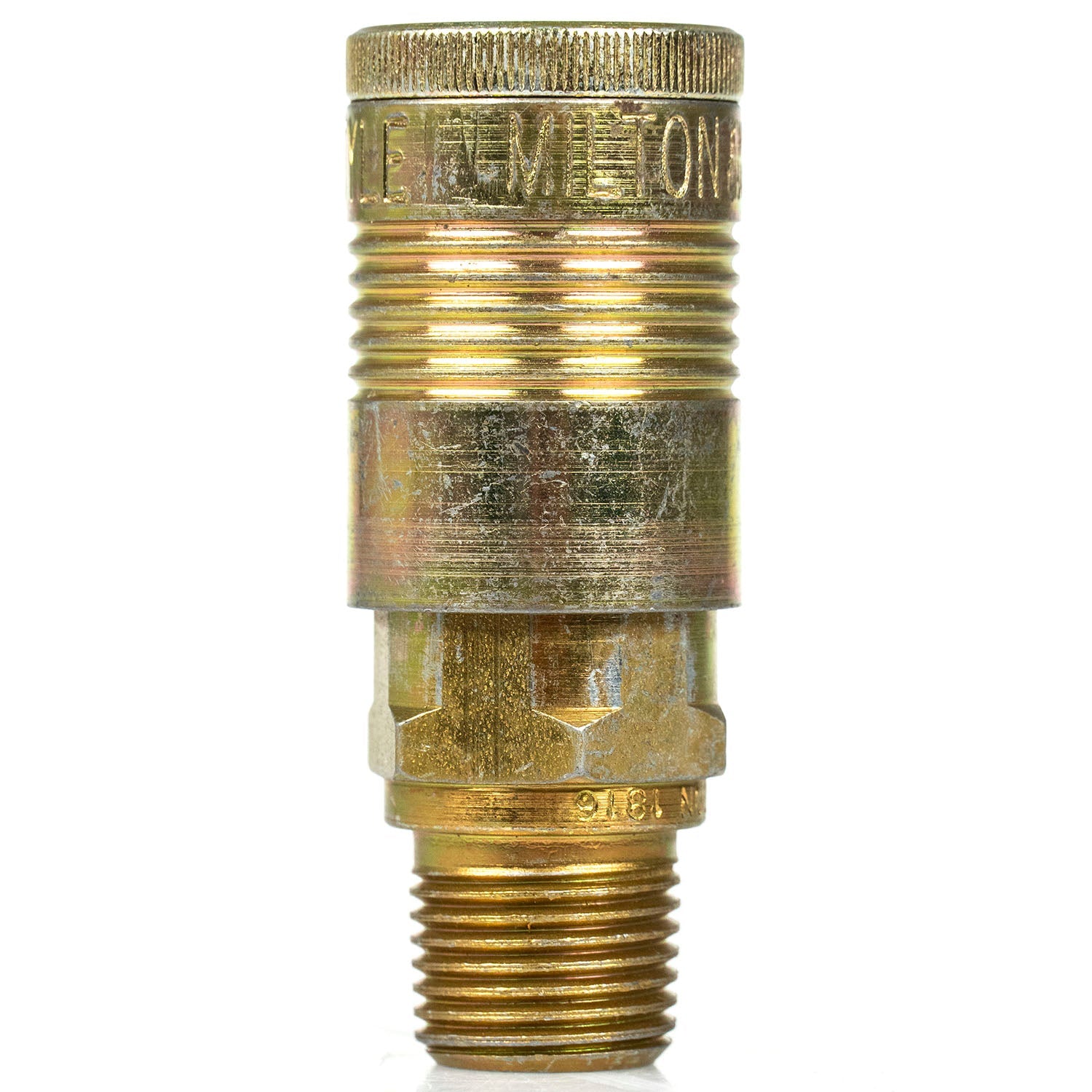  Milton 1816 G Style Coupler 1/2" Male NPT 1/2" Body Steel Quick Release Coupler(1 2 Male Coupler)