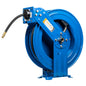  Rapidair 3/8" X 50' Dual Arm Steel Hose Reel 1/2" Inlet 1/4" Outlet R-03050(Rapidair 3 8 X 50 Ft Hose Reel 1 2 Inlet 1 4 Npt Outlet Dual Arm Metal R 03050)