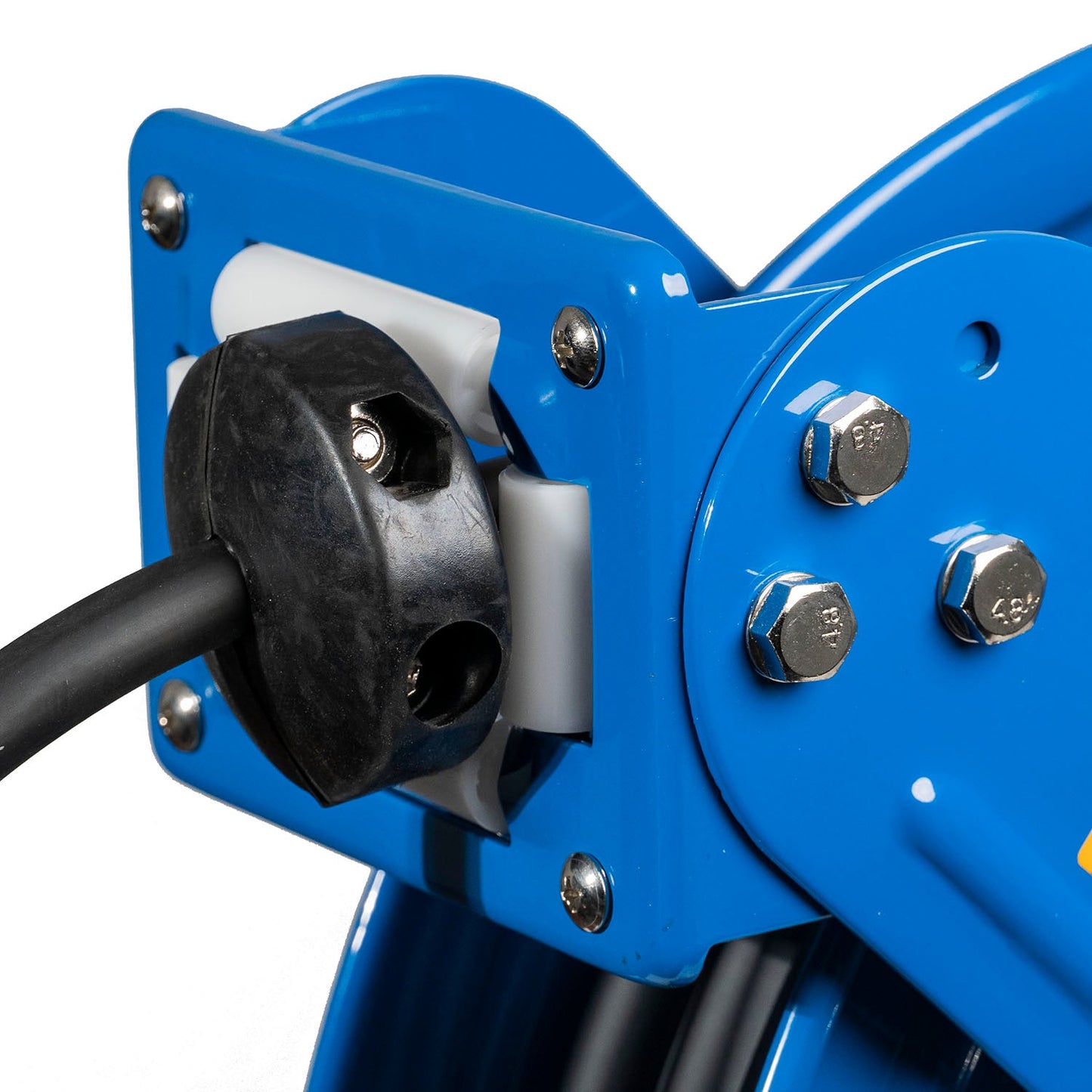  Rapidair 3/8" X 50' Dual Arm Steel Hose Reel 1/2" Inlet 1/4" Outlet R-03050(Rapidair 3 8 X 50 Ft Hose Reel 1 2 Inlet 1 4 Npt Outlet Dual Arm Metal R 03050)