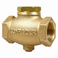  3/4" NPT In Line Horizontal Check Valve Air Compressor Solid Cast Brass WOG GV75(3 4 Npt In Line Horizontal Check Valve Air Compressor Solid Cast Brass Wog Gv75)