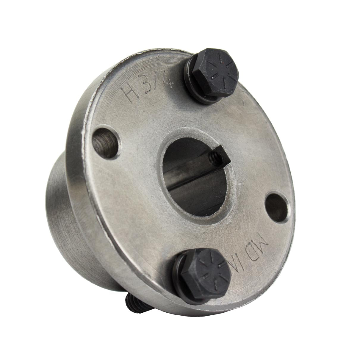  Cast Iron 3.15" Single Groove Belt B Section 5L Pulley With 3/4" Sheave Bushing(Cast Iron 3 15 Single Groove Belt B Section 5l Pulley With 3 4 Sheave Bushing)
