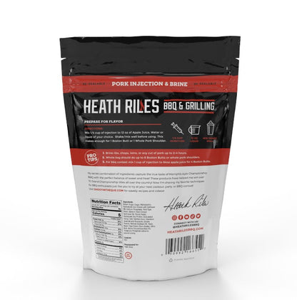  Heath Riles Authentic Pork Injection And Brine Award-Winning Recipe 1-Pound Bag(Health Riles Pork Injection)