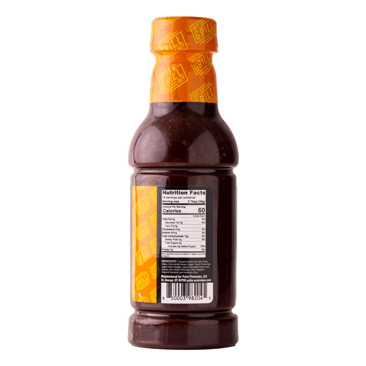  Hey Grill Hey Whiskey Peach BBQ Sauce 16 Oz Chicken Fish Pork Onion Vinegar(Hey Grill Hey Whiskey Peach Bbq Sauce 16 Oz)