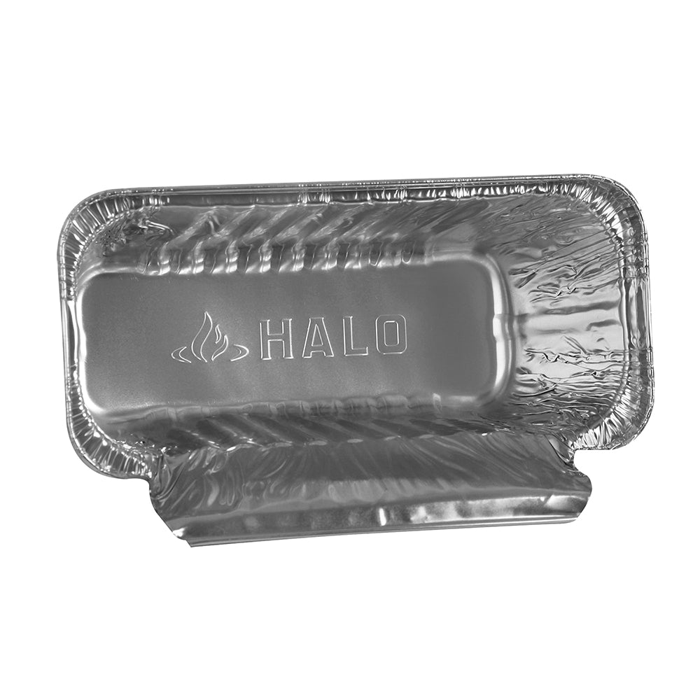  Halo Grease Trap Foil Liners With Lids For Elite & Prime Series Griddles 10 Pack(Grease Bucket Foil Liners)